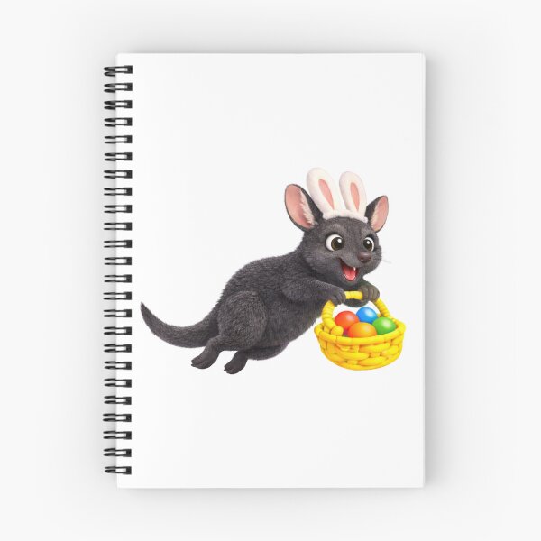 Item preview, Black Wallaroo Easter Bunny designed and sold by Sillytoe.