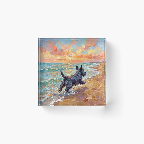 Item preview, Beach Day – Scottish Terrier designed and sold by AjaTrier.