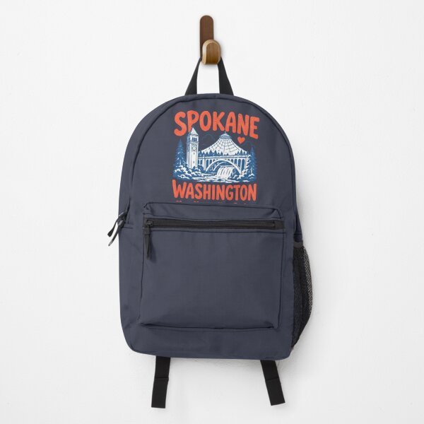 Item preview, Spokane Washington Retro Cute City designed and sold by HowToCanadian.