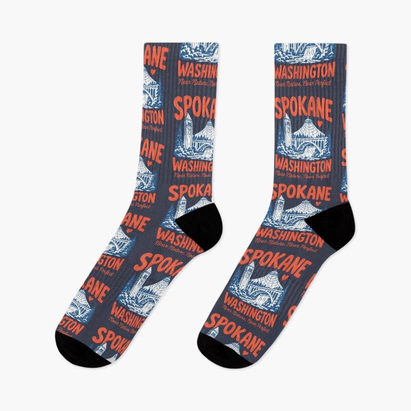 Item preview, Spokane Washington Retro Cute City designed and sold by HowToCanadian.