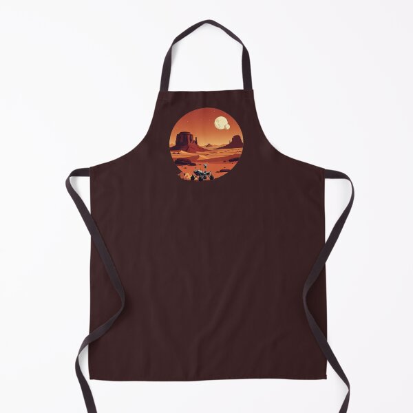 Item preview, Mars Rover Red Planet Landscape – Circular Space Exploration T-Shirt Design designed and sold by SilentPowerArt.