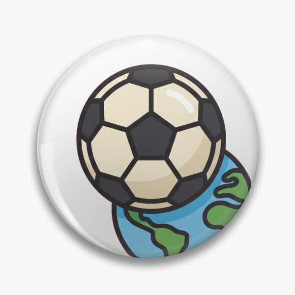 Item preview, World Cup Soccer Ball Globe Illustration Sticker Art designed and sold by Ninjacatoff.