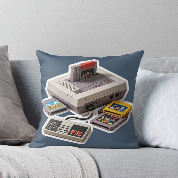 Item preview, Vintage console with games and controller designed and sold by mixoubraw.