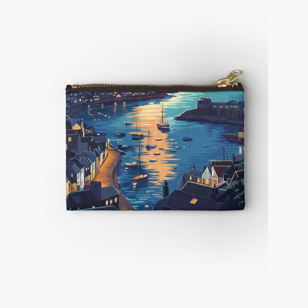 Item preview, Salcombe Devon Original Custom Vintage Poster Wall Art Design Pillow Gift designed and sold by Cool Robot Bro..