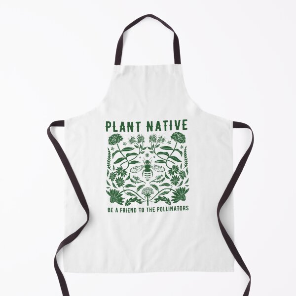 Item preview, Pollinator Garden Shirt, Native Plant Wildflower Tee, Coneflower Milkweed Botanical Graphic, Green Save the Bees Nature Lover Gift designed and sold by Flora-and-Fable.