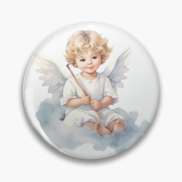 Item preview, Green and White background with angel wings designed and sold by LasonasDesigns.