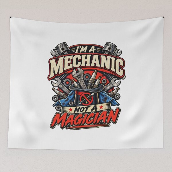 Item preview, I'm a Mechanic Not a Magician – Funny Mechanic Gift designed and sold by BioFaStore.