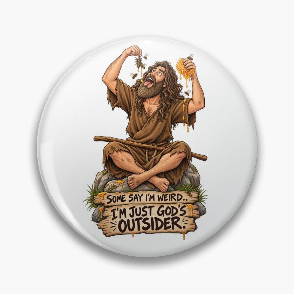 Item preview, Some Say I’m Weird… I’m Just God’s Outsider designed and sold by LizHumorComics.