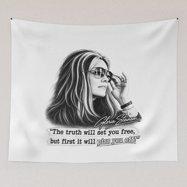 Item preview, Gloria Steinem designed and sold by urbanons.