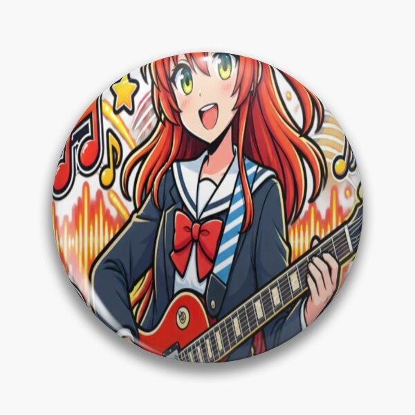 Item preview, Ikuyo Kita Kessoku Band Guitarist Anime Music Design designed and sold by ActionForge.