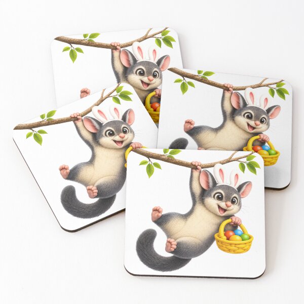 Item preview, Brushtail Possum Easter Bunny designed and sold by Sillytoe.
