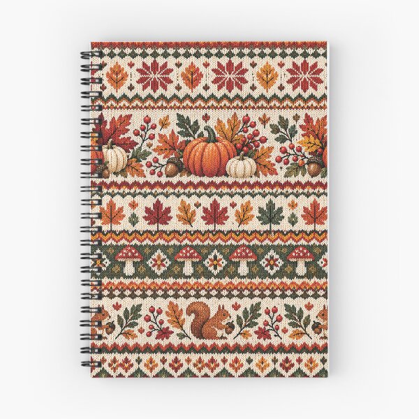 Item preview, Fair Isle Pumpkin Autumn Knit Pattern designed and sold by Gold Turtle  Lina.