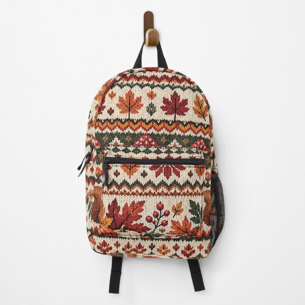 Item preview, Fair Isle Pumpkin Autumn Knit Pattern designed and sold by Gold Turtle  Lina.