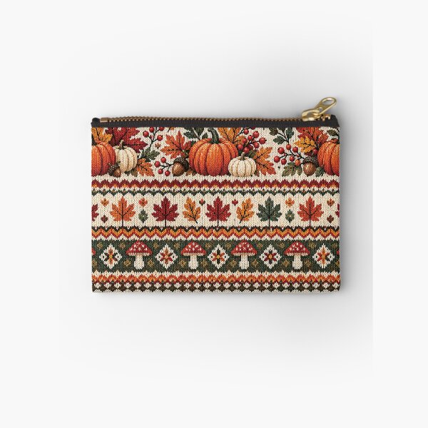 Item preview, Fair Isle Pumpkin Autumn Knit Pattern designed and sold by Gold Turtle  Lina.