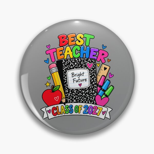 Item preview, best teacher ever class 2027 educate gift designed and sold by OCD_JESSICA.