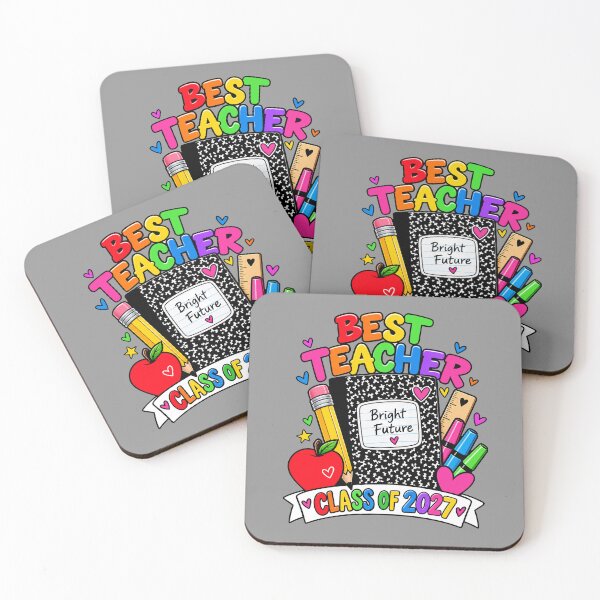Item preview, best teacher ever class 2027 educate gift designed and sold by OCD_JESSICA.