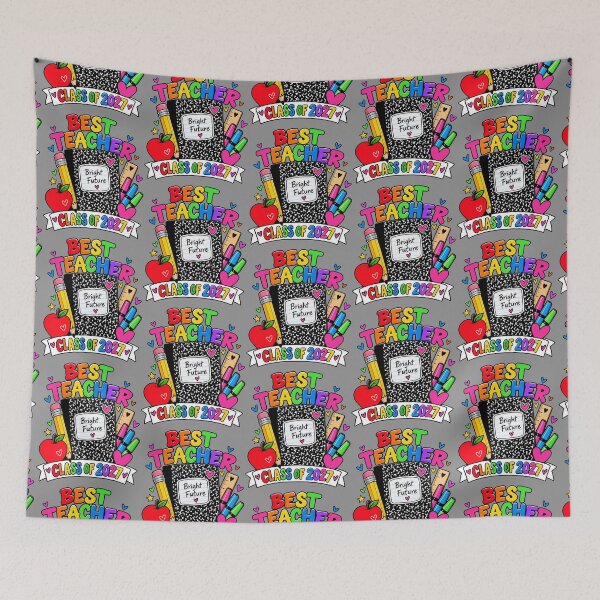 Item preview, best teacher ever class 2027 educate gift designed and sold by OCD_JESSICA.
