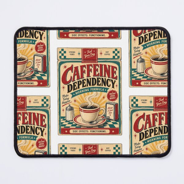 Item preview, Retro Coffee Lover – Vintage Coffee Shop Aesthetic Art designed and sold by DoodleDooArt.