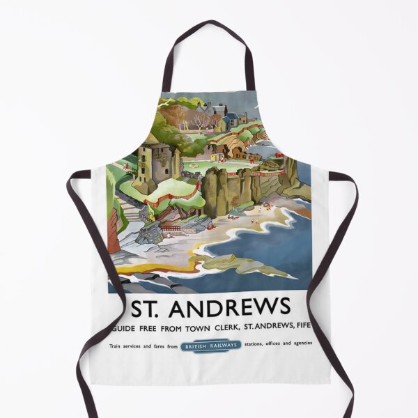 Item preview, St Andrews Scotland Original Custom Vintage Poster Wall Art Design Gift designed and sold by Cool Robot Bro..