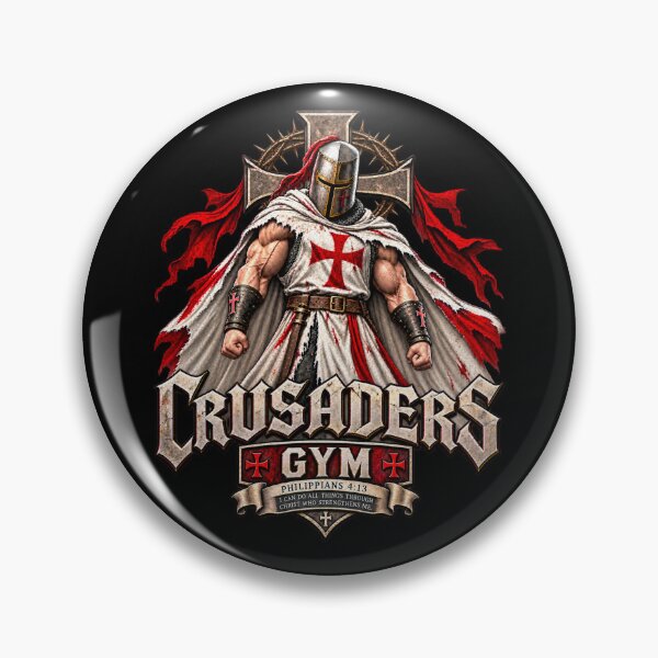 Item preview, Crusaders Gym - Christian Fitness Bodybuilding Knight designed and sold by Legacy Apparel Co..