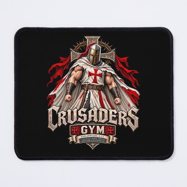 Item preview, Crusaders Gym - Christian Fitness Bodybuilding Knight designed and sold by Legacy Apparel Co..