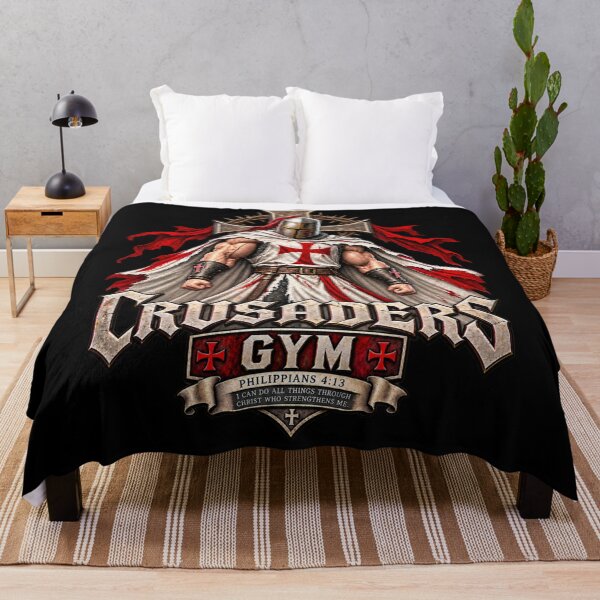 Item preview, Crusaders Gym - Christian Fitness Bodybuilding Knight designed and sold by Legacy Apparel Co..