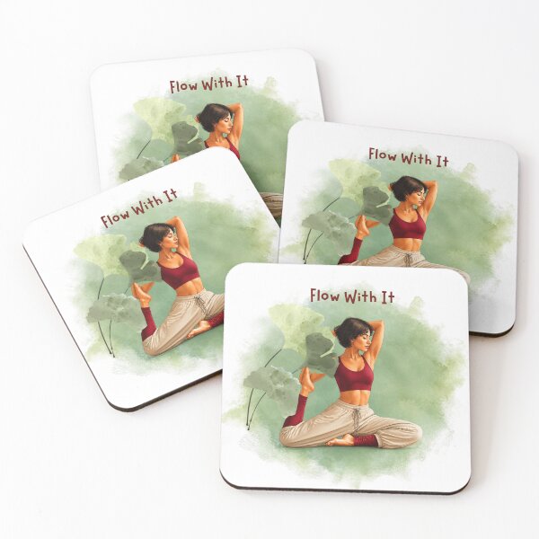 Item preview, Flow With It – Yoga & Mindfulness PanaluPrint Design designed and sold by PanaluPrint .