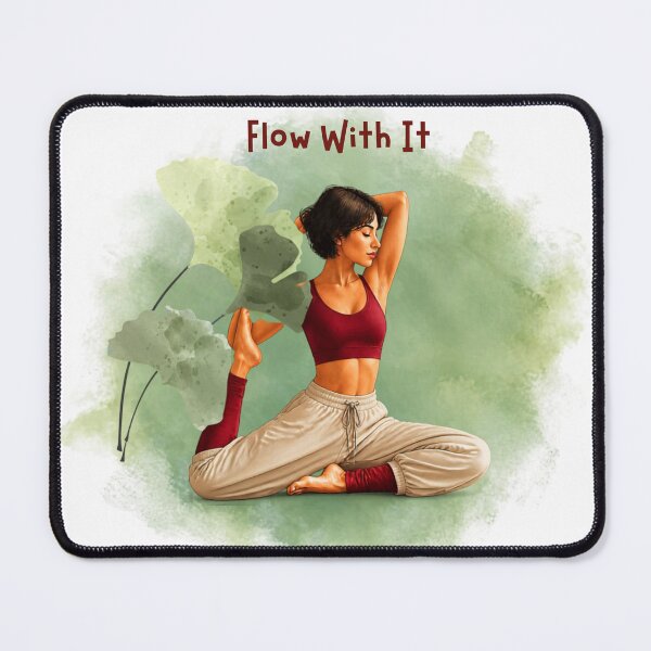 Item preview, Flow With It – Yoga & Mindfulness PanaluPrint Design designed and sold by PanaluPrint .