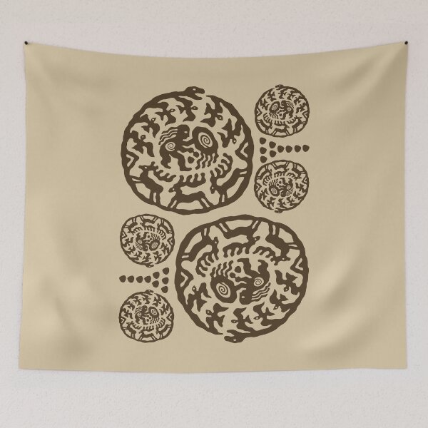 Item preview, Ancient Stone Seal Deer Pattern designed and sold by RamyGallery.