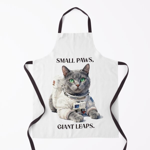 Item preview, One small step for cat - astronaut cat watercolor designed and sold by WildArtIT.