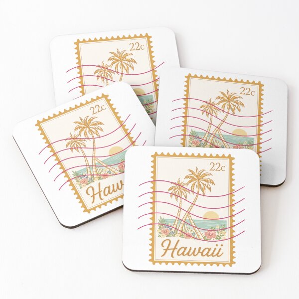 Item preview, Vintage Hawaii Postage Stamp designed and sold by Travelerspalm.