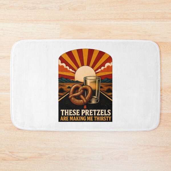 Item preview, Pretzels Making Me Thirsty Funny Snack Lover Quote Retro Aesthetic Foodie Gift Idea | Perfect Gift For You And Friends designed and sold by ThusharaSuseen.