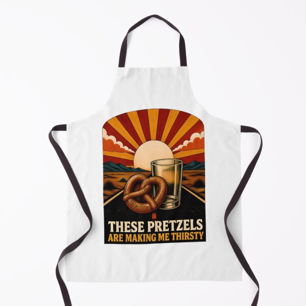 Item preview, Pretzels Making Me Thirsty Funny Snack Lover Quote Retro Aesthetic Foodie Gift Idea | Perfect Gift For You And Friends designed and sold by ThusharaSuseen.