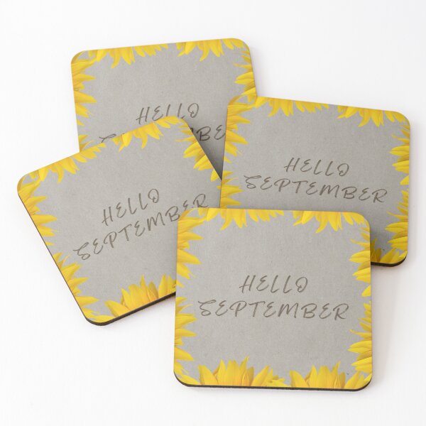 Item preview, Hello September Sunflower Autumn Floral Frame designed and sold by OlhaTironArt.