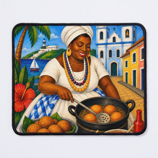 Item preview, Baiana do Acarajé — Bahia, Brazil designed and sold by BrazilArtShop.