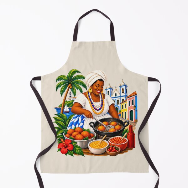 Item preview, Baiana do Acarajé — Bahia, Brazil designed and sold by BrazilArtShop.