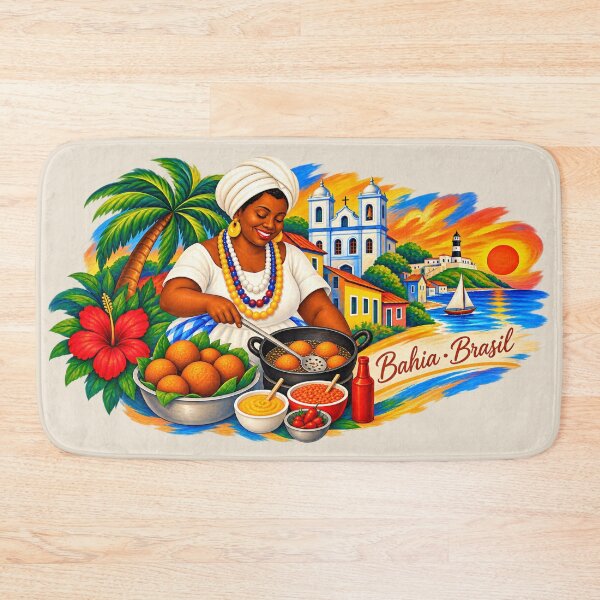 Item preview, Baiana do Acarajé — Bahia, Brazil designed and sold by BrazilArtShop.
