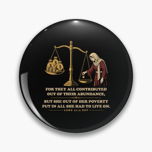 Item preview, Luke 21:4 - The Widow at the Treasury designed and sold by The Average Catholic.