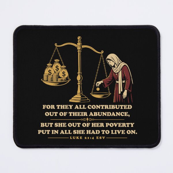 Item preview, Luke 21:4 - The Widow at the Treasury designed and sold by The Average Catholic.