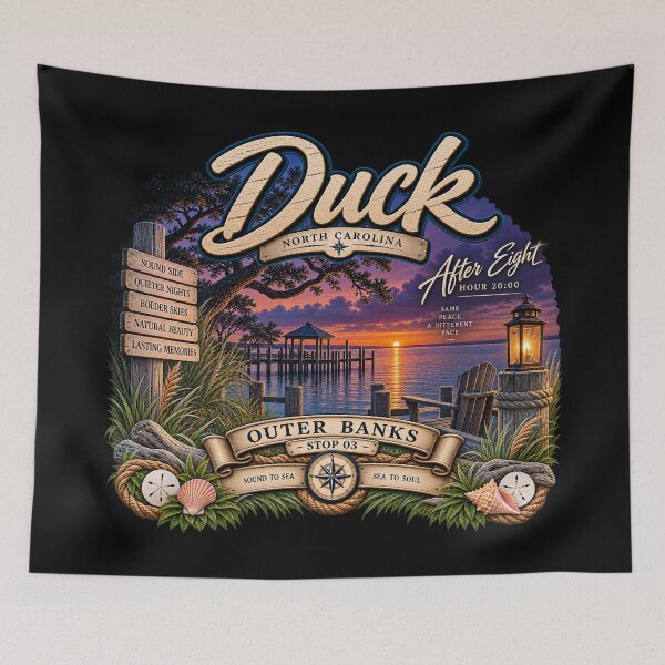 Item preview, Duck NC After Eight Soundside Sunset designed and sold by The Coastal Route.