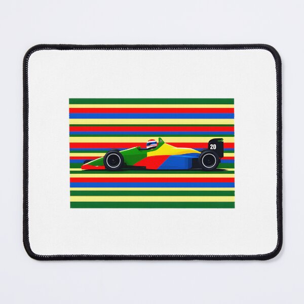 Item preview, Nelson Piquet Benetton Classic Formula Racing Legend Side View Vintage 90S Grand Prix Motorsport Retro Aesthetic | Perfect Gift For You And Friends designed and sold by ThusharaSuseen.
