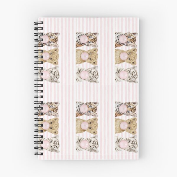 Item preview, Cute Tigers with Pink Bubblegum designed and sold by BeckStudio1.