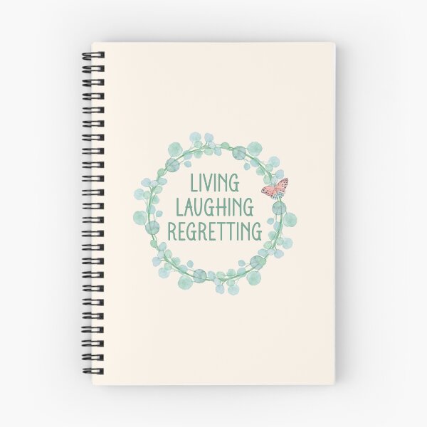 Item preview, Living Laughing Regretting - Funny Sarcastic Eucalyptus Wreath designed and sold by the-Z3nith.