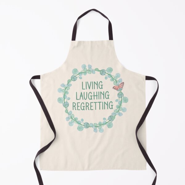Item preview, Living Laughing Regretting - Funny Sarcastic Eucalyptus Wreath designed and sold by the-Z3nith.