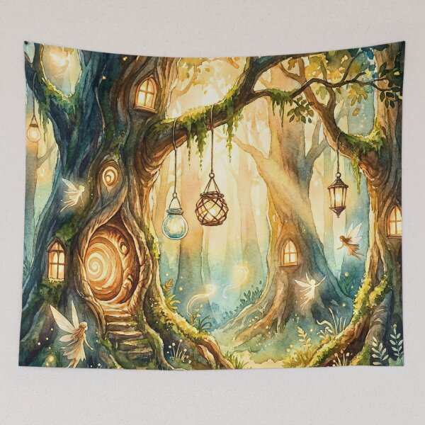Item preview, Enchanted Fairy Tree Hollow Forest designed and sold by Storybook Botanica.
