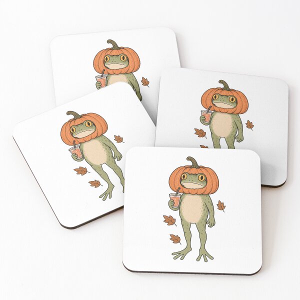 Item preview, Pumpkin Spice Frog Latte designed and sold by lilxm.