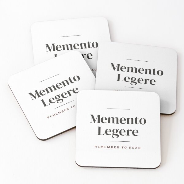 Item preview, Memento Legere Dark Academia Latin Quote designed and sold by esdstyle.