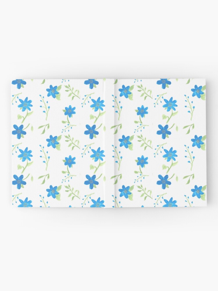 Alternate view of Vibrant Blue Flowers Hardcover Journal