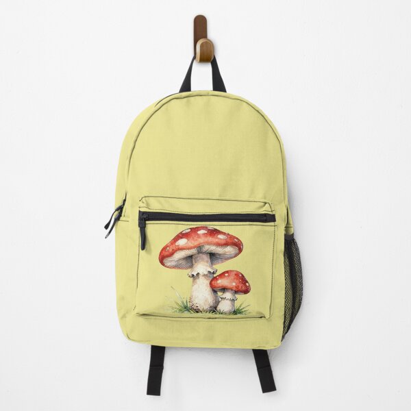 Item preview, Red magical mushrooms watercolor designed and sold by WildArtIT.