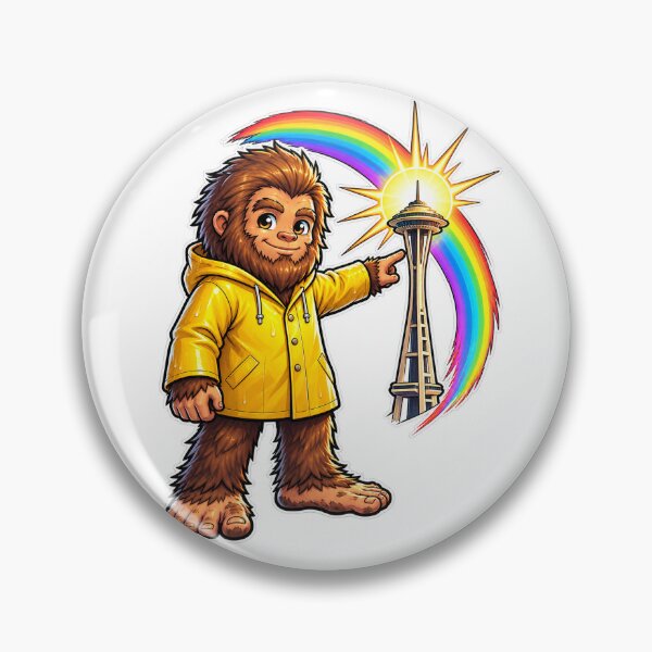 Item preview, Seattle Bigfoot Rainbow Adventure designed and sold by Terra Nova Collective.